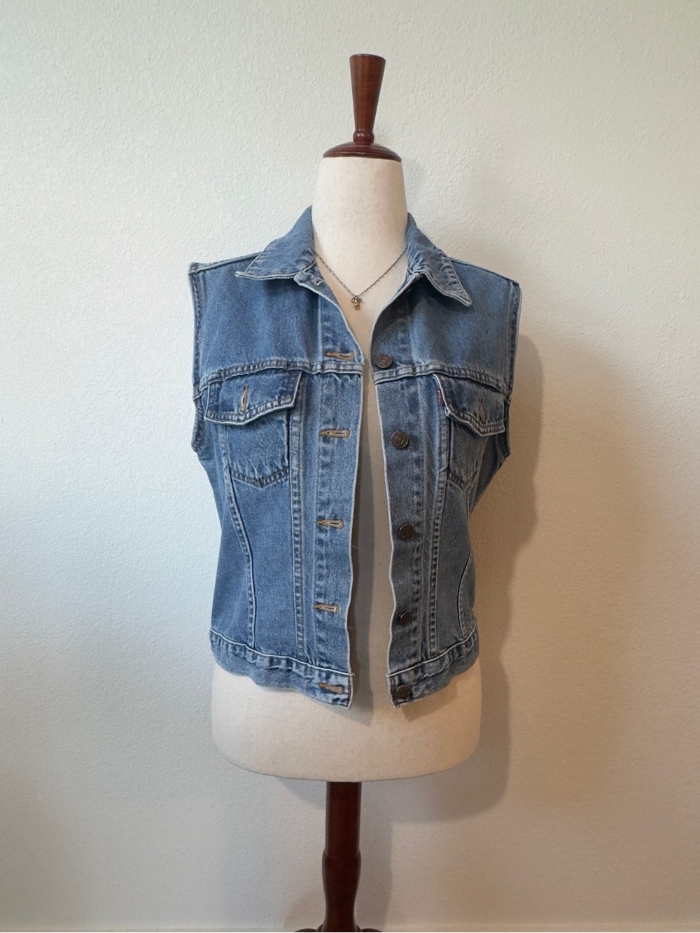 Levi's Light Blue Denim Jacket with Red Tab